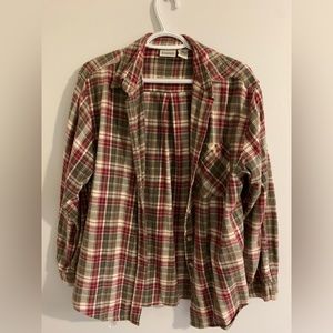 Long Sleeve Boyfriend Shirt Flannel